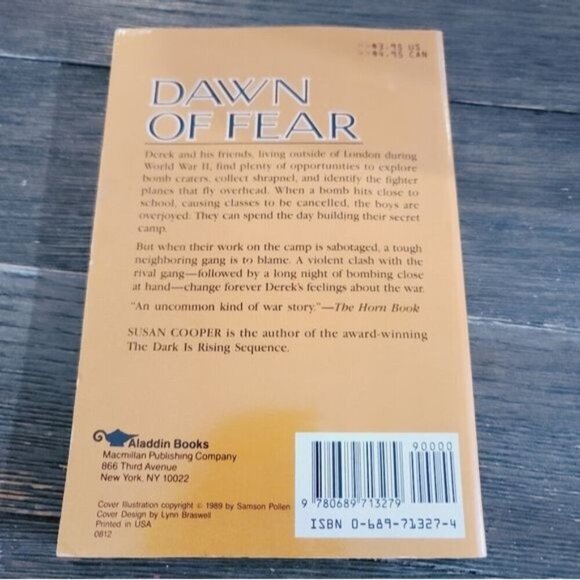 Vintage 80s Dawn of Fear by Susan Cooper Horror Paperback Book - Picture 5 of 10